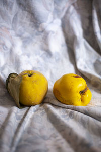 Close-up of fruits on table