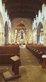 Interior of cathedral