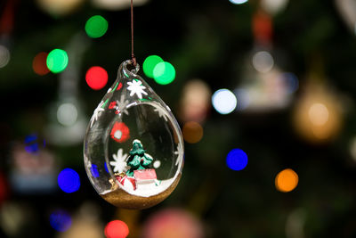 Close-up of christmas decoration