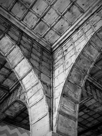 Low angle view of ceiling