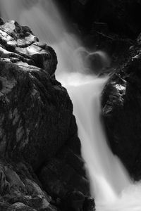 Blurred motion of waterfall