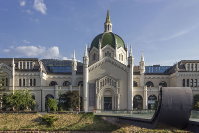 Academy of fine arts building in sarajevo.