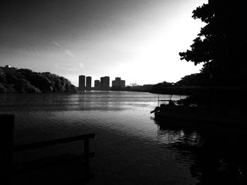 Scenic view of river against sky