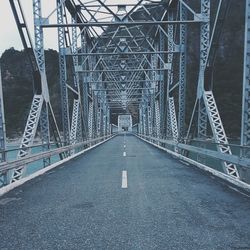 Bridge over road in city