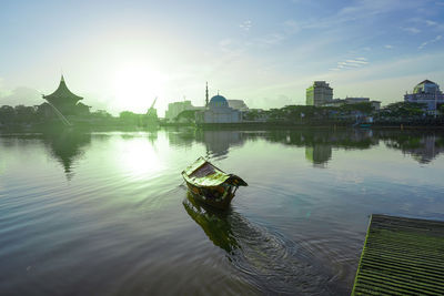 View of buildings at waterfront