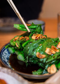 Close-up of food in plate