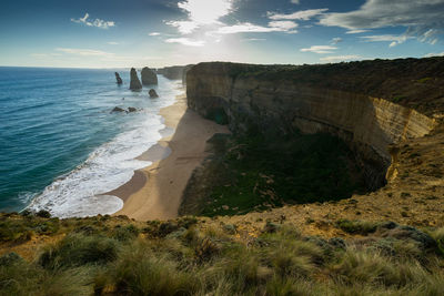 Scenic view of beach