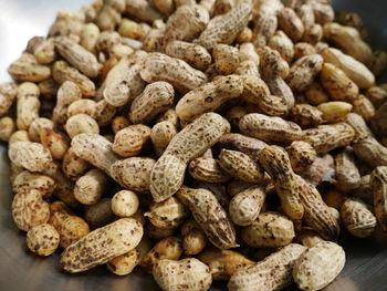 Close-up of walnuts on table