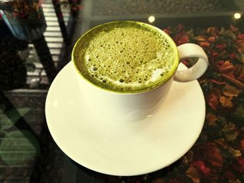 Close-up of drink on table