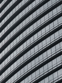 Low angle view of modern building against sky