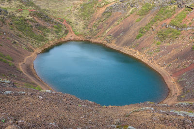 Kerid crater, iceland