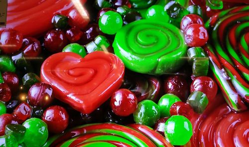Full frame shot of multi colored candies