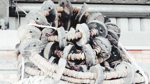 Close-up of statue