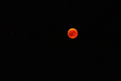 Full moon in sky at night