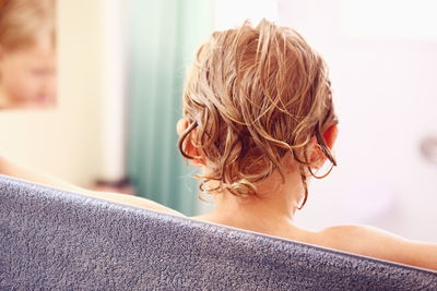 Young woman looking away