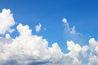 Low angle view of clouds in sky