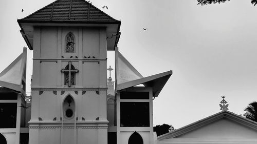 Low angle view of a temple