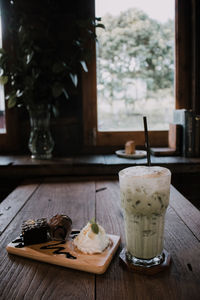 Close-up of drink on table