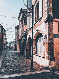 Street amidst buildings in city