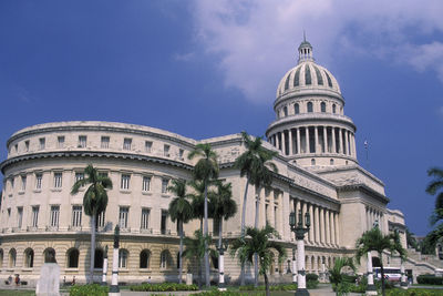 Low angle view of building against sky