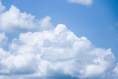 Low angle view of clouds in sky