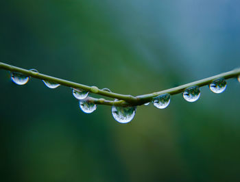 A few raindrops