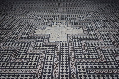 Full frame shot of tiled floor