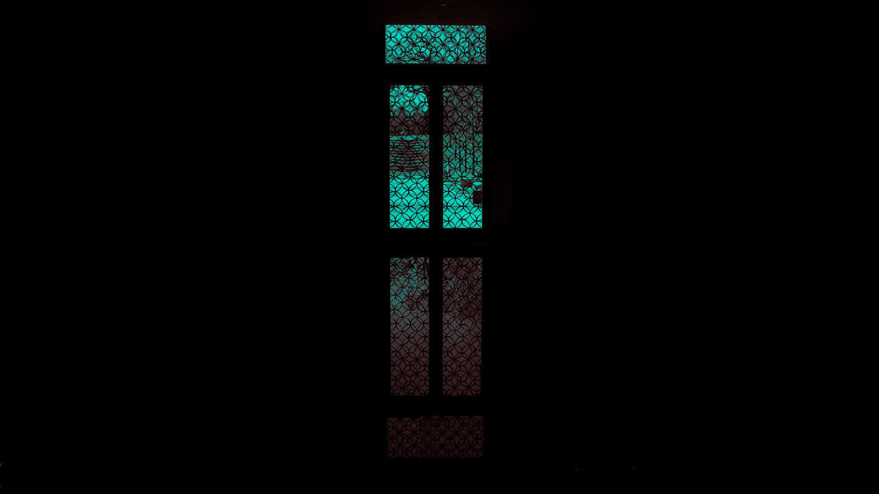 night, window, indoors, no people, black background, close-up