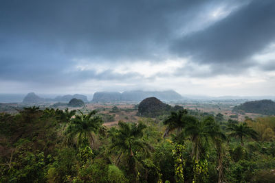 Scenic view of landscape against sky