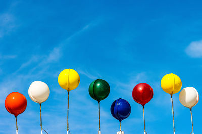 Close-up of balloons