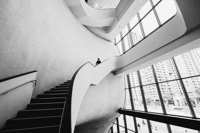 Low angle view of steps in city