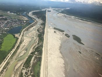 Aerial view of landscape