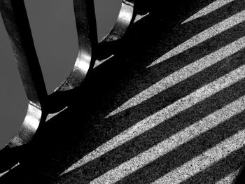 Close-up of zebra crossing