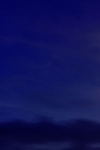 Low angle view of sky at night