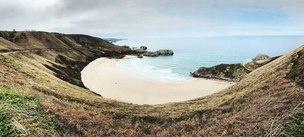 Panoramic view of sea against sky