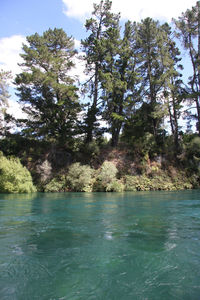 Scenic view of calm sea against sky