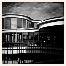 Low angle view of building against sky