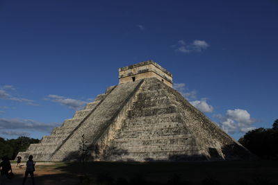 Low angle view of historical building against sky