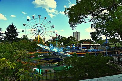 Ferris wheel against sky