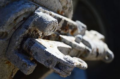 Close-up of rusty metal