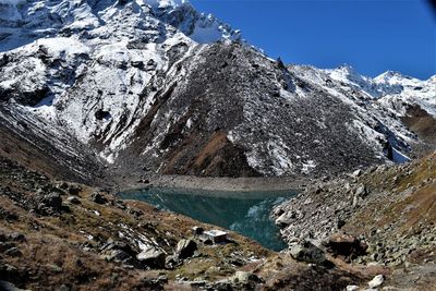 Satopanth lake, at 15,000 feet, uttarakhand, india