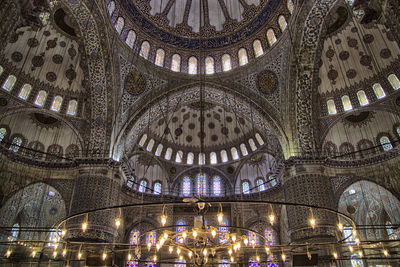 Low angle view of blue mosque