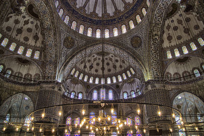 Low angle view of blue mosque