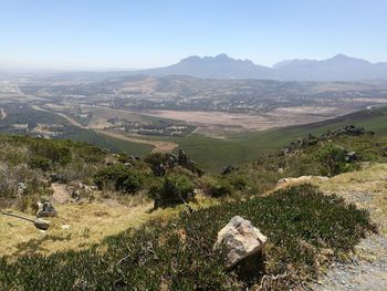 Scenic view of landscape against sky