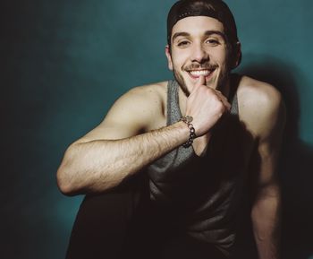 Portrait of a smiling young man