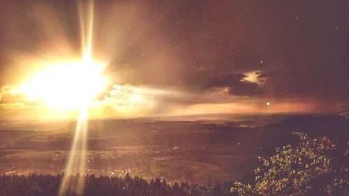 Scenic view of sky during sunset