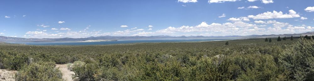 Panoramic view of landscape against sky