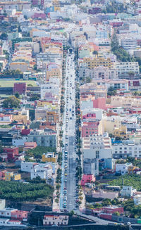 High angle view of cityscape