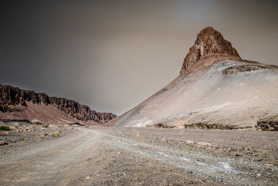 Scenic view of mountain against sky