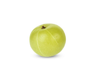 Close-up of apple against white background